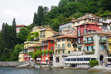 Obraz premium como lake varenna lecco bergamo italy lombardy