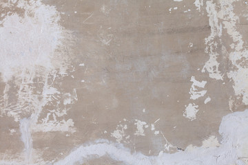 Abstract grunge gray cement texture background with cracks. White cement wall texture for interior design. Copy space for add text. Loft style.