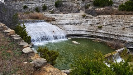 Fototapeta na wymiar Park Waterfall