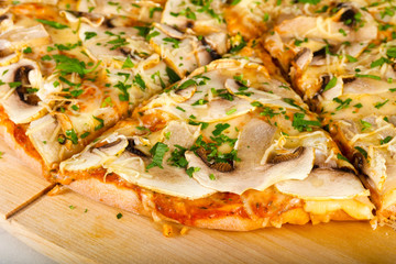 Mushroom pizza