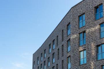 facade of a new building