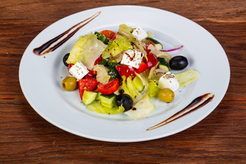 Traditional Greek salad