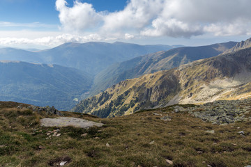 Fototapeta na wymiar Amazing Landscape from Malyovitsa peak, Rila Mountain, Bulgaria