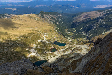 Fototapeta premium Amazing Landscape from Malyovitsa peak, Rila Mountain, Bulgaria