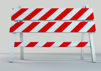 Fototapeta na wymiar A traffic trestle illustration made in 3D software.