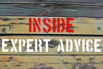Inside expert advice - obrazy, fototapety, plakaty