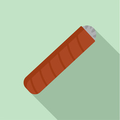 Narcotic cigar of cuba icon. Flat illustration of narcotic cigar of cuba vector icon for web design