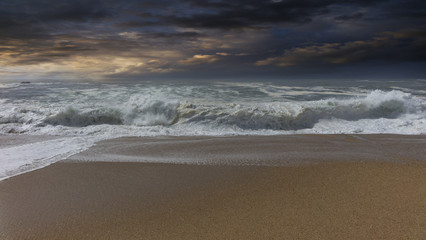 stormy sky of Portugal