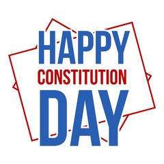American constitution day logo icon. Flat illustration of american constitution day vector logo icon for web design isolated on white background