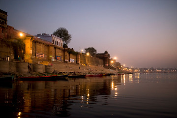 Naklejka premium Dawn over Varanasi