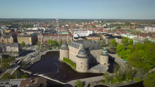 The castle of &Ouml;rebro, in Sweden.