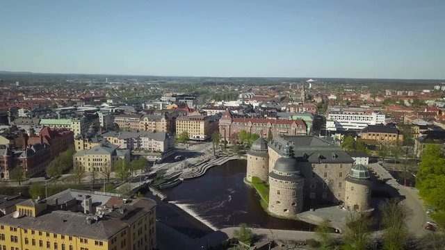 The castle of &Ouml;rebro, in sweden.