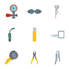 Sanitary engineering icons set. Cartoon set of 9 sanitary engineering vector icons for web isolated on white background