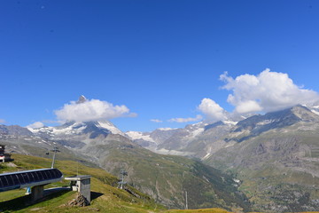 Zermatt  Bergstation Riffelberg Den