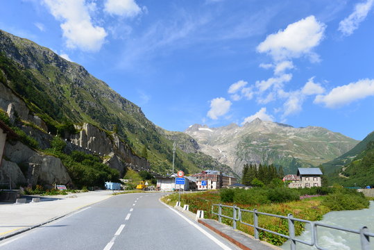 Obergoms-Gletsch im Kanton Wallis 