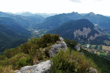 rando au dessus de Châtillon en Diois, Drôme