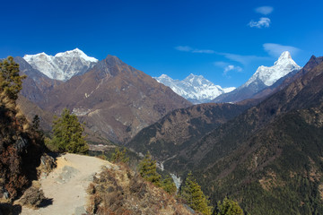Fototapeta premium Amazing mountains on Himalayas.