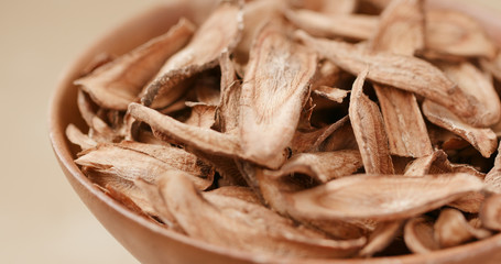 Heap of Dried burdock