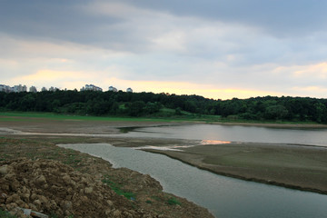  China river beach wetland scenery