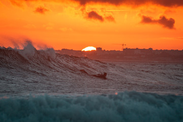 Surfer sunset 2