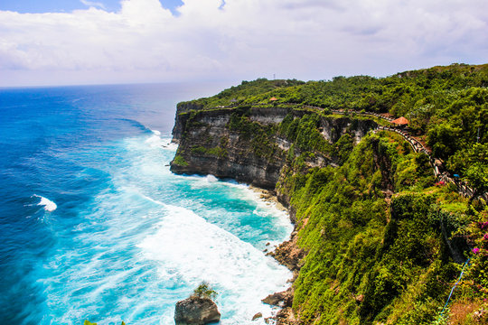 Indonesia Bali Island Ulu Watu Cliff