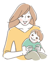 母親と子供