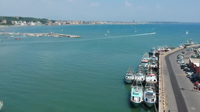 Dji Spark over sea in Italy