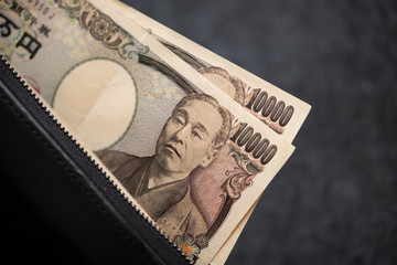 一万円札・財布