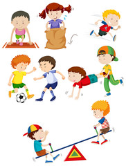 Young children and activity