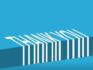 Obraz premium Thank you 