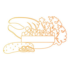 steak fish and vegetables