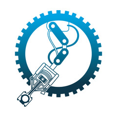 industry automotive robotic arm gear technical