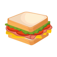 fresh and delicious sandwish