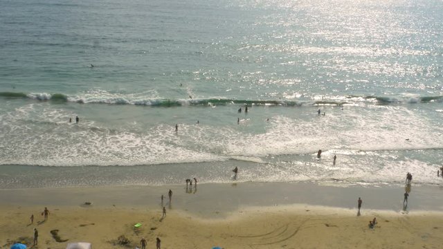 People Enjoying Beach Southern California