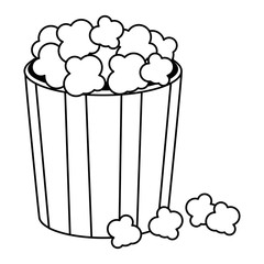 delicious pop corn icon