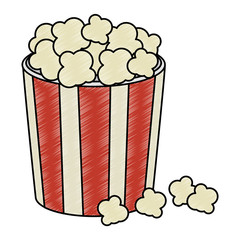 delicious pop corn icon