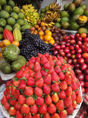 Strawberry in the market
