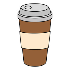 coffee drink in plastic container