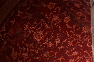 architectural structure print texture in taj mahal agra