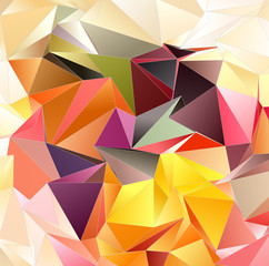 Obraz premium Triangular 3d, modern background