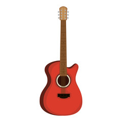 Obraz premium acoustic guitar musical instrument