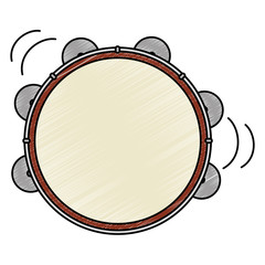 tambourine musical instrument icon