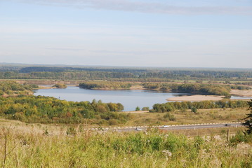 Vyatka river , landscape