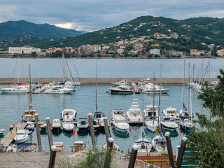 Sapri port, Campania, Italy - 218308795