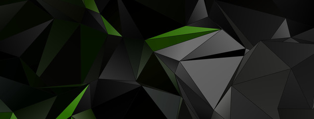 Fototapeta premium Triangular 3d, modern background