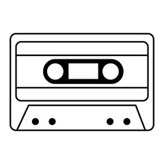 cassette music isolated icon