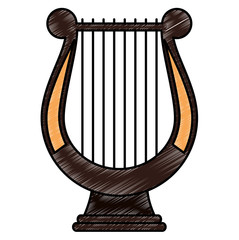 harp music instrument icon