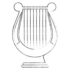 harp music instrument icon