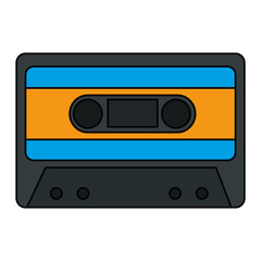 cassette music isolated icon