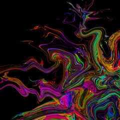 абстрактный волшебный красочный фон брызг